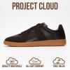 imageProject Cloud Leather Sneakers for Men Shoes  Memory Foam Insole NonSlip Casual Shoes for Men Footwear  Lightweight Vegan Leather Fashion Sneakers DixonBrown