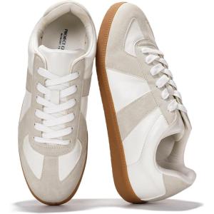 imageProject Cloud Leather Sneakers for Men Shoes  Memory Foam Insole NonSlip Casual Shoes for Men Footwear  Lightweight Vegan Leather Fashion Sneakers DixonWhite