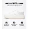 imageProject Cloud Platform Sneakers for Women  Lightweight Memory Foam Insole Womens Sneakers  NonSlip Fashion Sneakers for Women Footwear  Womens Fashion Platform Shoes NitaWhitewhite Stripes