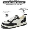 imageProject Cloud Sneakers for Women  Dunks Woman Comfortable Memory Foam Shoes for Women Footwear Vegan Leather Womens Fashion Sneakers NonSlip Womens Shoes Machine Wash KikiBlack