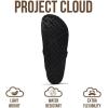 imageProject Cloud Mens Clogs  Full Grain Genuine Leather Memory Foam Clogs for Men Arch Support Cork Footbed  Non Slip Platform Mules BrooklynJet Black Suede
