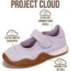 imageProject Cloud Girls Shoes  Memory Foam Insole Kids Shoes Girls Sneakers  Lightweight Mary Jane Flats ampamp NonSlip Comfortable Kids Sneakers Little DonnaPurple