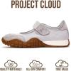 imageProject Cloud Girls Shoes  Memory Foam Insole Kids Shoes Girls Sneakers  Lightweight Mary Jane Flats ampamp NonSlip Comfortable Kids Sneakers Little DonnaGrey