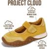 imageProject Cloud Girls Shoes  Memory Foam Insole Kids Shoes Girls Sneakers  Lightweight Mary Jane Flats ampamp NonSlip Comfortable Kids Sneakers Little DonnaMustard