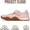 imageProject Cloud Girls Shoes  Memory Foam Insole Kids Shoes Girls Sneakers  Lightweight Mary Jane Flats ampamp NonSlip Comfortable Kids Sneakers Little DonnaPink
