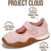 imageProject Cloud Girls Shoes  Memory Foam Insole Kids Shoes Girls Sneakers  Lightweight Mary Jane Flats ampamp NonSlip Comfortable Kids Sneakers Little DonnaPink