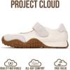 imageProject Cloud Girls Shoes  Memory Foam Insole Kids Shoes Girls Sneakers  Lightweight Mary Jane Flats ampamp NonSlip Comfortable Kids Sneakers Little DonnaWhite