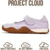 imageProject Cloud Girls Shoes  Memory Foam Insole Kids Shoes Girls Sneakers  Lightweight Mary Jane Flats ampamp NonSlip Comfortable Kids Sneakers Little DonnaPurple