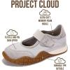 imageProject Cloud Girls Shoes  Memory Foam Insole Kids Shoes Girls Sneakers  Lightweight Mary Jane Flats ampamp NonSlip Comfortable Kids Sneakers Little DonnaGrey