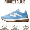 imageProject Cloud Trendy Sneakers for Women  Memory Foam and NonSlip Comfortable Casual Ladies Shoes for Womens Fashion Sneakers  Lightweight Laceup Shoes LeccoLight Blue