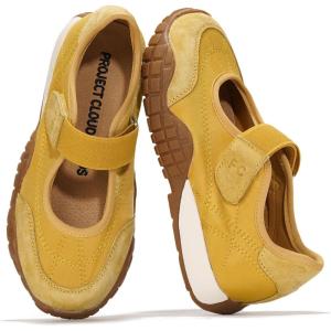 imageProject Cloud Girls Shoes  Memory Foam Insole Kids Shoes Girls Sneakers  Lightweight Mary Jane Flats ampamp NonSlip Comfortable Kids Sneakers Little DonnaMustard