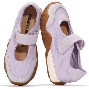 imageProject Cloud Girls Shoes  Memory Foam Insole Kids Shoes Girls Sneakers  Lightweight Mary Jane Flats ampamp NonSlip Comfortable Kids Sneakers Little DonnaPurple