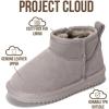 imageProject Cloud Genuine Leather Girls Boots  Lightweight ampamp Cozy Fur Ankle Boots with Memory Foam  Non Slip Kids Boots for Girls Perfect for Fall and Everyday WearLightgrey Suede
