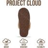 imageProject Cloud Genuine Leather Slippers for Women Footwear with Real Sheep Wool Lining Womens Clogs ampamp Mule  NonSlip IndoorOutdoor Scuff Womens Slippers with Memory Foam Insole HenkaDark Brown Leopard Suede