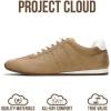 imageProject Cloud Sneakers for Women  Lightweight with Memory Foam Insole Womens Sneakers  Non Slip Work Shoes for Women Footwear  Lace Up Womens Casual Shoes PantherTaupe Micro