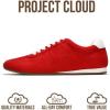 imageProject Cloud Sneakers for Women  Lightweight with Memory Foam Insole Womens Sneakers  Non Slip Work Shoes for Women Footwear  Lace Up Womens Casual Shoes PantherRed Micro