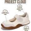 imageProject Cloud Womens Shoes  Lightweight Mary Jane Shoes Women with Memory Foam Insole  Non Slip Flats for Women Footwear  Womens Fashion Sneakers 2025 DonnaWhite
