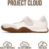 imageProject Cloud Womens Shoes  Lightweight Mary Jane Shoes Women with Memory Foam Insole  Non Slip Flats for Women Footwear  Womens Fashion Sneakers 2025 DonnaWhite