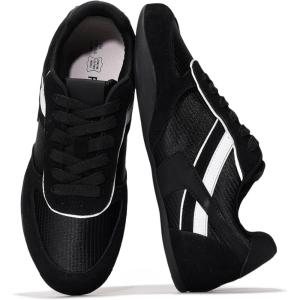 imageProject Cloud Sneakers for Women  Lace Up Shoes for Women with Memory Foam Insole  Lightweight ampamp Non Slip Womens Sneakers  Perfect Womens Casual Shoes HOLYBlack Combo