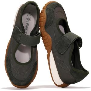 imageProject Cloud Womens Shoes  Lightweight Mary Jane Shoes Women with Memory Foam Insole  Non Slip Flats for Women Footwear  Womens Fashion Sneakers 2025 DonnaKhaki