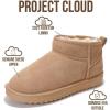 imageProject Cloud Genuine Suede Ankle Boots for Women  Water Resistant with Memory Foam Insole Winter Boots for Women  Trending Shoes ampamp Comfortable Womens Ankle Boots HippySand Suede