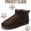 imageProject Cloud Genuine Suede Ankle Boots for Women  Water Resistant with Memory Foam Insole Winter Boots for Women  Trending Shoes ampamp Comfortable Womens Ankle Boots HippyBrown Distressed