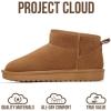 imageProject Cloud Genuine Suede Ankle Boots for Women  Water Resistant with Memory Foam Insole Winter Boots for Women  Trending Shoes ampamp Comfortable Womens Ankle Boots HippyWheat Suede