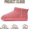 imageProject Cloud Genuine Suede Ankle Boots for Women  Water Resistant with Memory Foam Insole Winter Boots for Women  Trending Shoes ampamp Comfortable Womens Ankle Boots HippyBubble Gum Suede