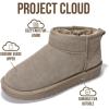 imageProject Cloud Genuine Suede Ankle Boots for Women  Water Resistant with Memory Foam Insole Winter Boots for Women  Trending Shoes ampamp Comfortable Womens Ankle Boots HippySage Suede