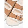 imageProject Cloud Genuine Suede House Slippers for Women  Cozy Womens Sandals Shearling Fur Lining Slides  Adjustable Straps Sandals for Women 2025 Dianea