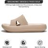 imageProject Cloud House Slippers Womens Sandals  NonSlip and Lightweight Recovery Slippers for Women Beach Essentials Water Slides for Women PillowBeige