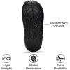imageProject Cloud Mens Sandals  Lightweight and Flexible EVA Recovery Slides for Men with Ultra Bouncy Latex Insole  Comfortable Water Resistant Slippers for Men Footwear DeanBlack