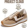imageProject Cloud Sneakers for Women  Lightweight LaceUp Shoes for Women with Memory Foam Insoles  Trendy Womens Shoes  NonSlip Comfortable Womens Sneakers MadisonLeopard