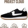 imageProject Cloud Sneakers for Women  Lightweight LaceUp Shoes for Women with Memory Foam Insoles  Trendy Womens Shoes  NonSlip Comfortable Womens Sneakers MadisonBlack