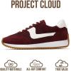 imageProject Cloud Sneakers for Women  Lightweight LaceUp Shoes for Women with Memory Foam Insoles  Trendy Womens Shoes  NonSlip Comfortable Womens Sneakers MadisonBurgundy