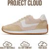 imageProject Cloud Sneakers for Women  Lightweight LaceUp Shoes for Women with Memory Foam Insoles  Trendy Womens Shoes  NonSlip Comfortable Womens Sneakers MadisonTaupe