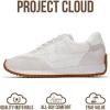 imageProject Cloud Sneakers for Women  Lightweight LaceUp Shoes for Women with Memory Foam Insoles  Trendy Womens Shoes  NonSlip Comfortable Womens Sneakers MadisonWhite Mesh