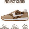 imageProject Cloud Sneakers for Women  Lightweight LaceUp Shoes for Women with Memory Foam Insoles  Trendy Womens Shoes  NonSlip Comfortable Womens Sneakers MadisonLeopard