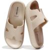 imageProject Cloud House Slippers Womens Sandals  NonSlip and Lightweight Recovery Slippers for Women Beach Essentials Water Slides for Women PillowBeige