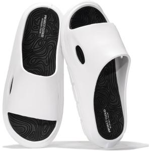 imageProject Cloud Mens Sandals  Lightweight and Flexible EVA Recovery Slides for Men with Ultra Bouncy Latex Insole  Comfortable Water Resistant Slippers for Men Footwear DeanWhite