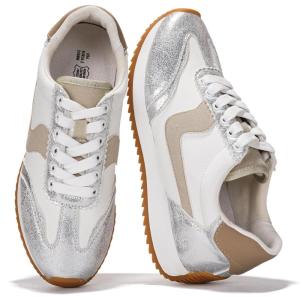 imageProject Cloud Sneakers for Women  Lightweight LaceUp Shoes for Women with Memory Foam Insoles  Trendy Womens Shoes  NonSlip Comfortable Womens Sneakers MadisonSilver