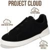 imageProject Cloud Men Sneakers  Memory Foam Insole Mens Shoes  Lightweight ampamp Non Slip Casual Shoes for Men  Everyday Slip On Mens Sneakers HudsonBlack Suede