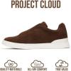 imageProject Cloud Men Sneakers  Memory Foam Insole Mens Shoes  Lightweight ampamp Non Slip Casual Shoes for Men  Everyday Slip On Mens Sneakers HudsonChocolate Brown Suede