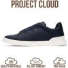 imageProject Cloud Men Sneakers  Memory Foam Insole Mens Shoes  Lightweight ampamp Non Slip Casual Shoes for Men  Everyday Slip On Mens Sneakers HudsonNavy Pu
