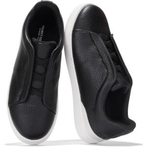 imageProject Cloud Men Sneakers  Memory Foam Insole Mens Shoes  Lightweight ampamp Non Slip Casual Shoes for Men  Everyday Slip On Mens Sneakers HudsonBlack Pu