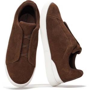 imageProject Cloud Men Sneakers  Memory Foam Insole Mens Shoes  Lightweight ampamp Non Slip Casual Shoes for Men  Everyday Slip On Mens Sneakers HudsonChocolate Brown Suede