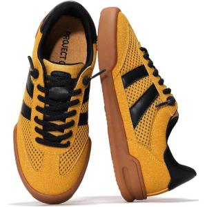 imageProject Cloud Kids Shoes for Girls ampamp Boys  NonSlip Kids Sneakers for Boys ampamp Girls Shoes  Lightweight with Memory Foam Insole Kids SneakersLittle VerdictMustard