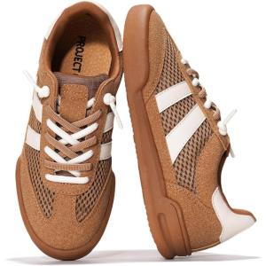 imageProject Cloud Kids Shoes for Girls ampamp Boys  NonSlip Kids Sneakers for Boys ampamp Girls Shoes  Lightweight with Memory Foam Insole Kids SneakersLittle VerdictTan