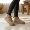 imageProject Cloud Genuine Leather Ankle Boots for Women  Water Resistant Womens Boots with Memory Foam Insole  Comfortable Fall Shoes for Women 2025 HikeyTaupe Suede