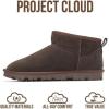 imageProject Cloud Genuine Leather Ankle Boots for Women  Water Resistant Womens Boots with Memory Foam Insole  Comfortable Fall Shoes for Women 2025 HikeyChocolate Brown Suede